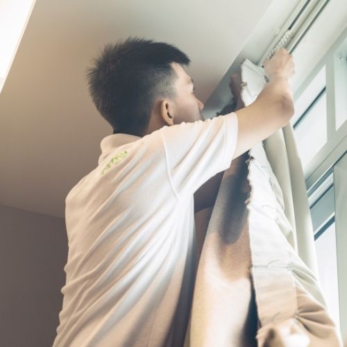 curtain removal