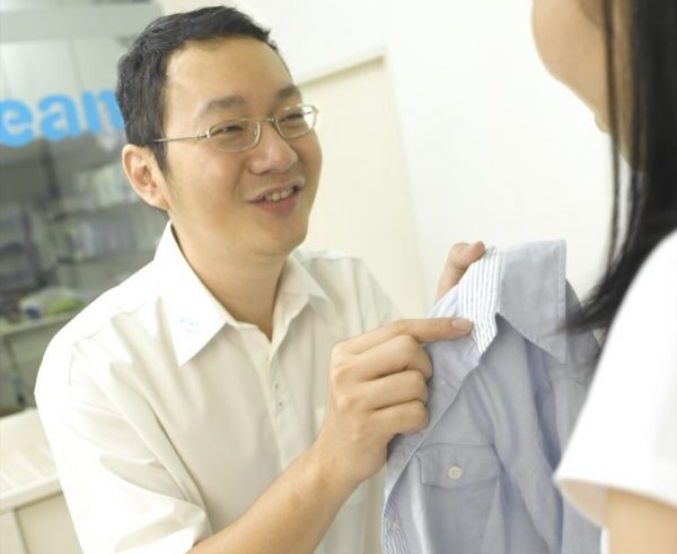 staff serving customers