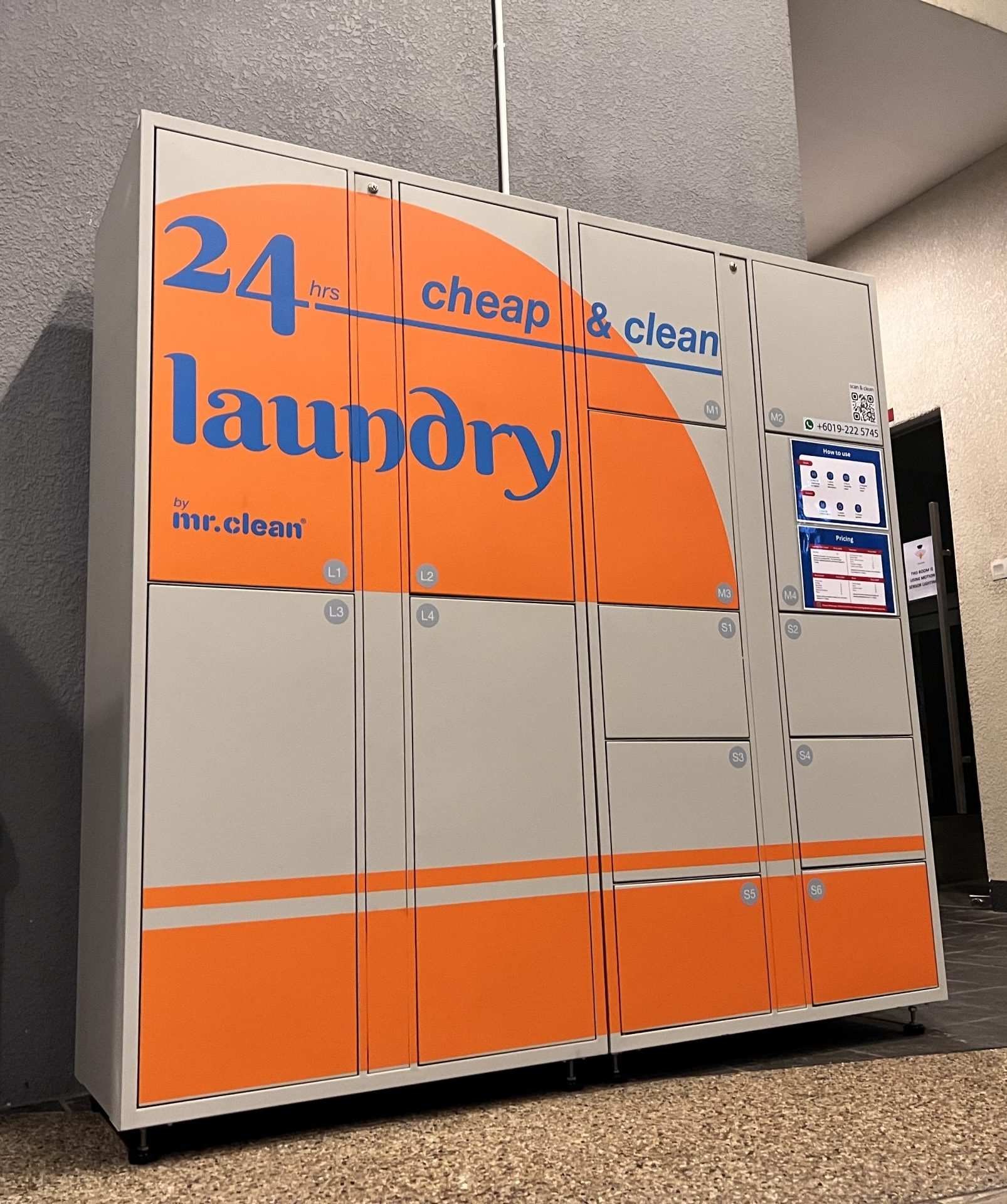 laundry locker centered in the middle laundry locker centered in the middle