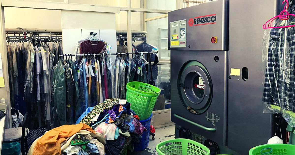 internal look of dry cleaning shop – facebook