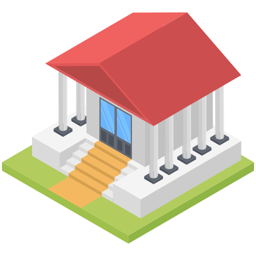 government isometric icon