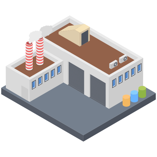 factory isometric icon