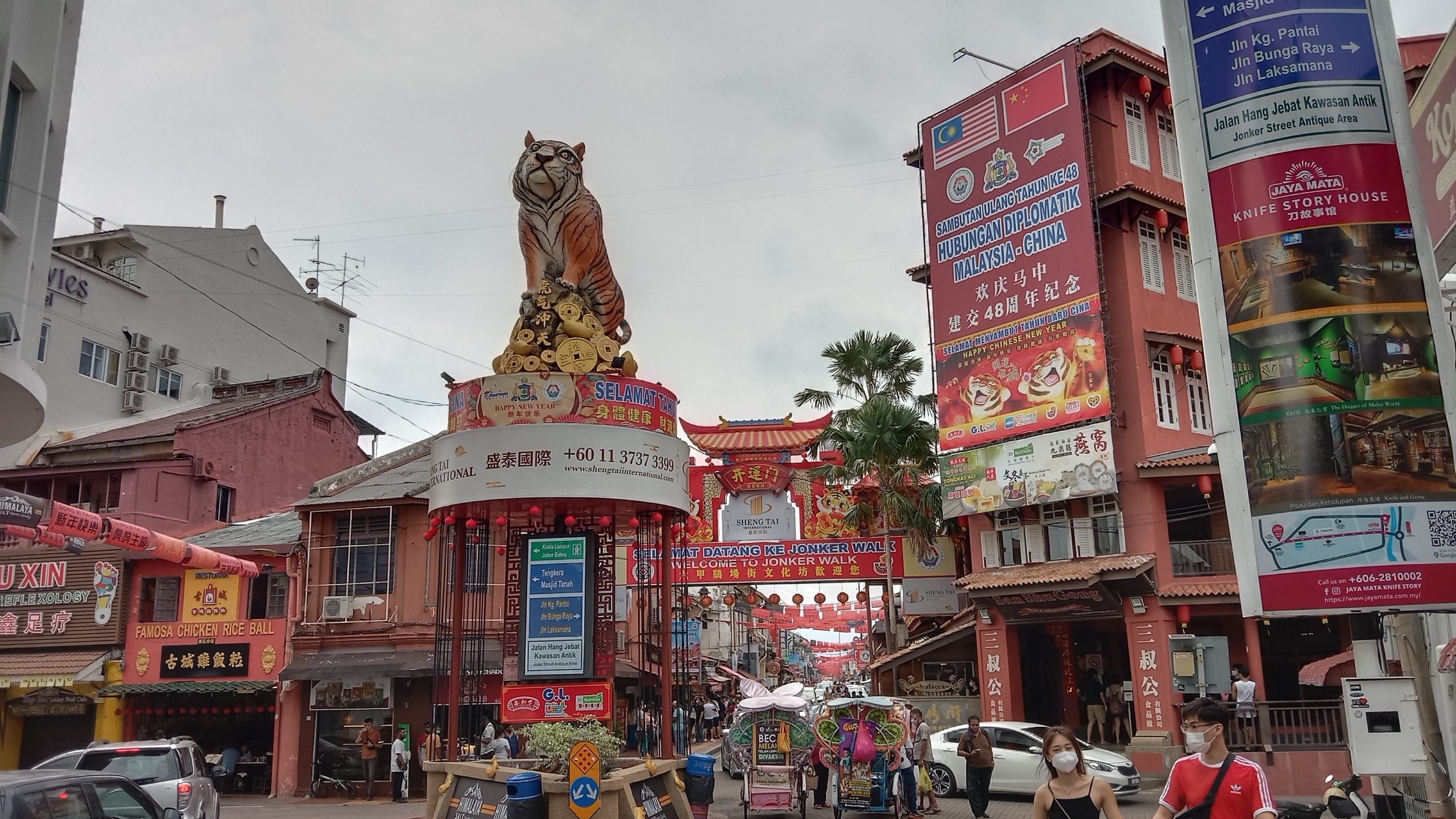 jonker walk di melaka raya