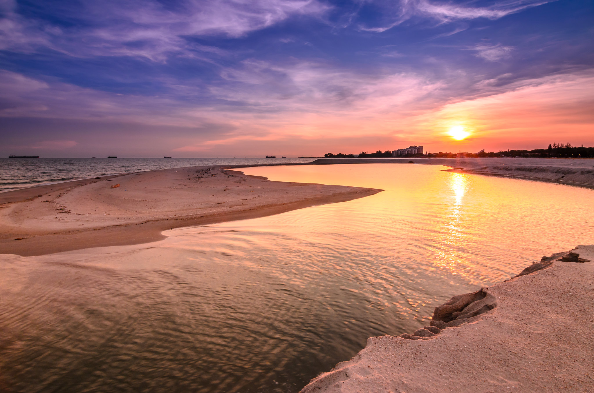 pantai di klebang